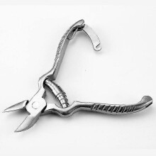 Toenail Clippers for Thick Nails/nail Nipper, Surgical Steel Grade, Brushed Stainless Steel, 5" Long Podiatrist Toolsilver1pcs