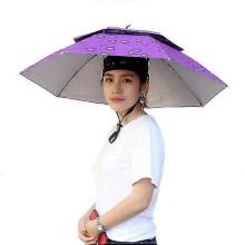 (As show, One size) Hiking Umbrella Fishing Umbrella Umbrella Hat Durable Umbrella Hats Sombrero
