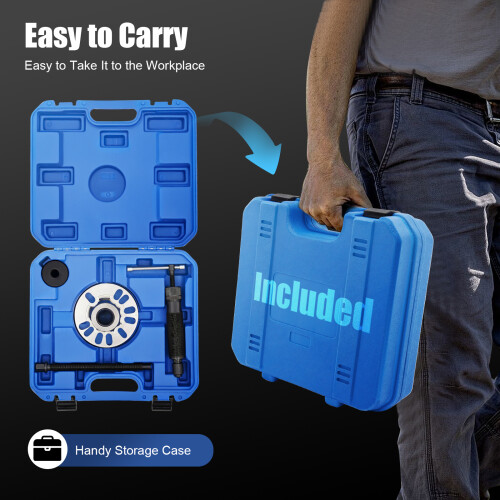 (Blue) Hydraulic Wheel Removal Tool Set Car Maintenance Tools 2