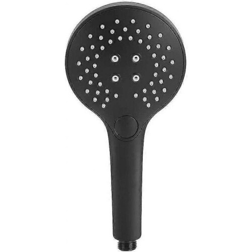 Matte black hand shower, 3-function hand shower, high pressure hand shower 2