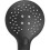 Matte black hand shower, 3-function hand shower, high pressure hand shower 4