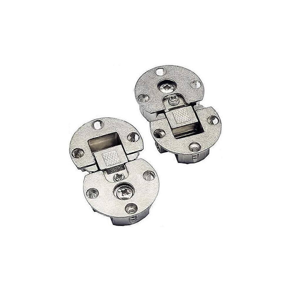 (As Show, One Size) (2 Pieces) 90 Degree Flip Axis Adjustable Cabinet Door Hidden Hinge Dedicated Table Lowering Hinge Flat Hinge 4632228929908