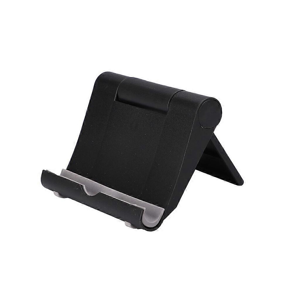 (As Show, One Size) Mobile Desk Phone Holder Foldable Phone Stand 360 Adjustable Smartphone Holder For Iphone And Android Phone Black 4632228918032