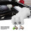 Car 2 Hole Windshield Wiper Washer Bottle with Pump Tank Kit for 88-97 5