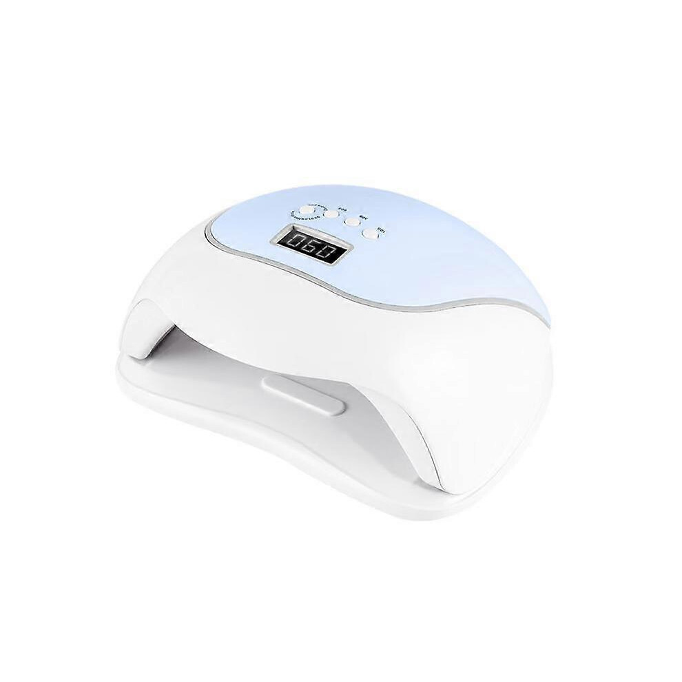 Blue/Light (As Show, One Size) -Uv Gel Nail Lamp, 120W Uv Led Professional Automatic Nail Dryer, 4 Timers 10/30/60/99S, 36 Dual Source Beads, For All N