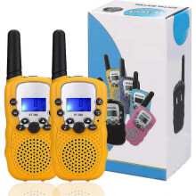 Children's Walkie Talkie Small Walkie Talkie Mini Children's Walkie Talkie Children's Portable Walkie Talkie Yellow A