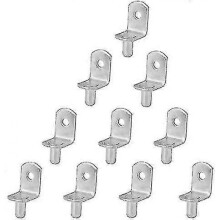 10 Pcs Shelf Bracket Peg Shelf Bracket Furniture Shelf Pin Bracket Wall Mount Cabinet for Cabinet Closet Bookcase