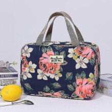 Roses-toilet Bag Travel Hanging Make Wash Bags Large Portable Case Waterproof Shaving Bag Cosmetics Toiletries Storage Makeup Organizer Girls Ladies H