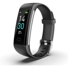(As show, One size) Premium Fitness Tracker - IP68 Waterproof Fitness Tracker with Heart Rate, Blood Pressure, Waterproof Watch with Sleep Monitor, Up to 7 Days Use.
