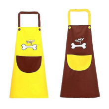 2 Pack Kitchen Aprons,compatible with Women Men with Pockets,funny Cute Couple Chef Kitchen Apron Set