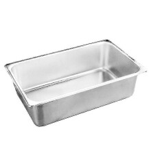 Stainless Steel Butter Holder 17.6x11x6.5cm Thickened Square Food Container for Meat Vegetable (silver)