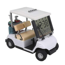 Toy Golf Cart Golf Alloy Mini Model Mini Golf Cart Clock White Model
