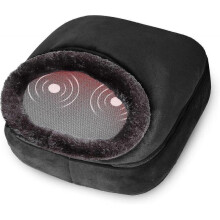 Foot Warmer with Massage, Vibration And Heating Cushion for Cozy Feet with 5 Modes Massage And 2 Heating Therapy, Heated Electric Massage Cushion For