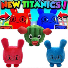 Pet Simulator X Balloon Cat Plush Toy Titanic Balloon Cat Soft Stuffed Doll Kids Boys Girls Gift