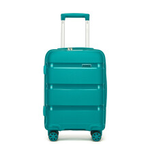 (green, 19) 3-Piece 19+24+28inch PP Hardshell Luggage Travel Set Suitcases