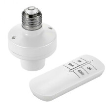 Wireless Lamp Holder Remote Control 50/60hz Dimmable E26 E27 Socket Not Include Battery110v-220v-In stock