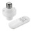 Wireless Lamp Holder Remote Control 50/60hz Dimmable E26 E27 Socket Not Include Battery110v-220v-In stock 3