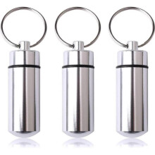 3-Pack Waterproof Aluminum Medicine Box, Mini