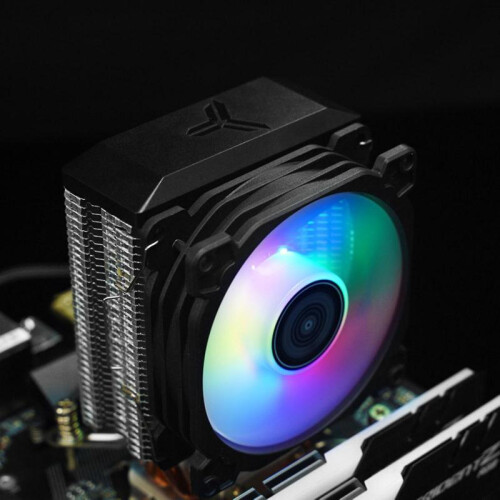 Mute Pwm Rgb Pc Cpu Cooling Fan Compatible-for Desktop Computer Heatsink Cooler Radiator 2