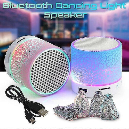 Mini Wireless Speaker with Colorful Led (Blue) 1