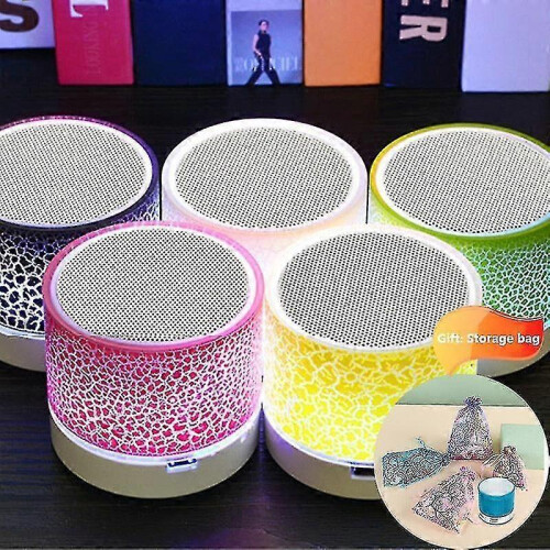 Mini Wireless Speaker with Colorful Led (Blue) 2