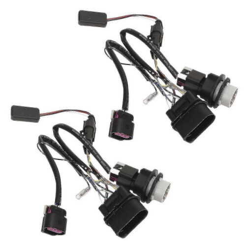 2pcs Headlights Conversion Wire Shockproof Flexible Replacement for Dodge Ram 1500 2500 3500 2