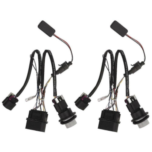 2pcs Headlights Conversion Wire Shockproof Flexible Replacement for Dodge Ram 1500 2500 3500