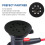 3 Pcs/set Hook Loop Backing Pad 5'' 4 Eyes Polishing Disc Fit for Bo5041 M9202b 4