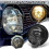 Skull Headlight Cover High Beam Light Cover Car Accessory 1