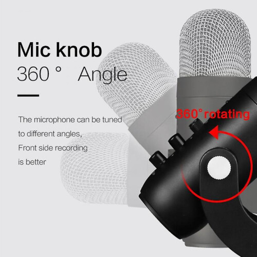 Condenser Microphone Video Microphone for Vlog Recording Interview Recording 2
