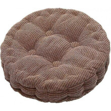 (40cm / 16", Coffee)Round Tatami Chair Cushion,Simple Armchair Seat Sofa Seat Cushion Indoor Thick Decoration for Home Office Dining Car Living Room