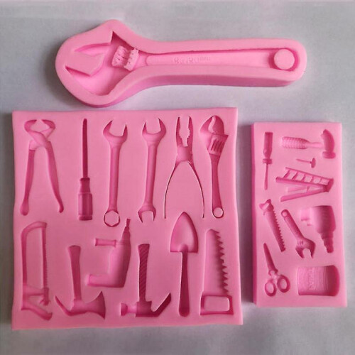 Epoxy Casting Jewelry Tool Silicone Mold Wrench Screwdriver Decoration Mold 2