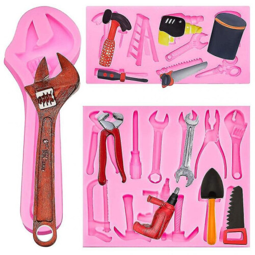 Epoxy Casting Jewelry Tool Silicone Mold Wrench Screwdriver Decoration Mold 1