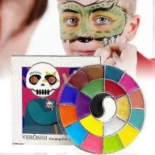 (As show, One size) Face Paint Kit Face Paint Set For Kids 20 Professional Water Based Colors