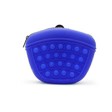 (Pink, One size) Dog Treat Pouch, Silicone Treat Pouches For Pet Training With Zipper Closing And Waist Clip, Portable Dog Training Container