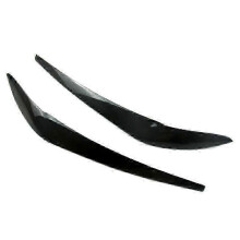 For X3 F25 X4 F26 2014-2017 Resin Front Headlight Lamp Cover Garnish Strip Eyebrow Cover Trim Stick
