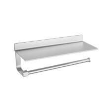 Wall Mounted Toilet Paper Roll Holder Bathroom Storage Rack Stainless Steel