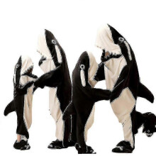 (85-100CM, children) Shark Blanket Hoodie Adult Adult Wearable Blanket Children's Hoodie Black Sleeping Bag-c