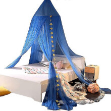 (Blue, One size) Mosquito Net Hanging Tent Crib Crib Canopy Sheer Curtain Bedroom Playhouse Tent Kids Kids Room