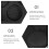 Silicone Hamburger Bread Forms Perforated Bakery Non Stick Baking Sheets Fit Half Pan Size 5