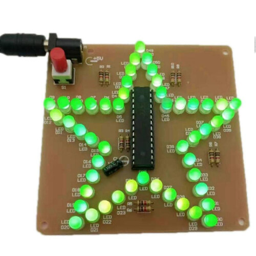 LED Light Pentagram Electronic DIY Kit Electronics Making DIY Kit Pentagram 1