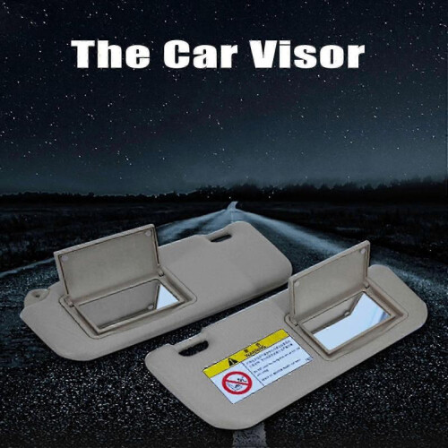 Car Sun Visor Makeup Mirror Right for Levin 2014-2019 Windscreen Sun Visor Auto Accessories Gray 1