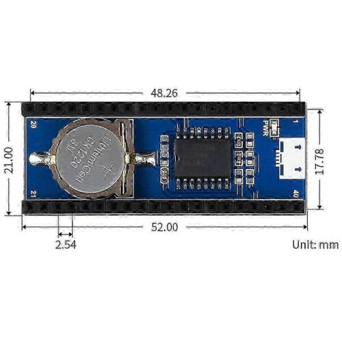 Pico Clock Expansion Board Module for Pico, Onboard DS3231 Chip 2