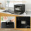 Homcom HOMCOM Countertop Dishwasher with Dual Water Supply and 6 Programs, Black 9