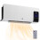 Homcom HOMCOM 2000W Wall-Mounted Ceramic Heater with Remote Control - White, 18-45C, 12h Timer, Oscillating, 15-20m2 Coverage, 820-294V70WT 9
