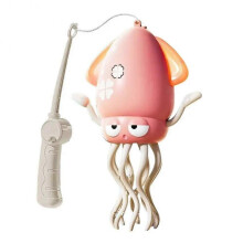 (Handheld Model, Pink) Smart Dancing Octopus Kid Electronic Pet Toys Cartoon Interactive Development Moving Education Toy Gift For Toddler