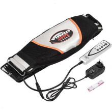 (EU Plug) Electric Fitness Slimming Massager Waist Trimmer Belt Abdominal Vibration Shape Vibration Heating Weight Loss Fat Burning