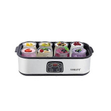 Automatic Yogurt Maker Portable Stand-alone 8-cup Yogurt with Adjustable Temperature and Time Control