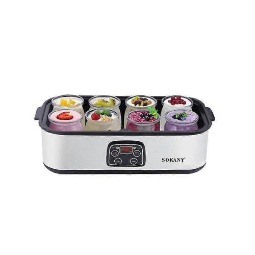 Automatic Yogurt Maker Portable Stand-alone 8-cup Yogurt with Adjustable Temperature and Time Control
