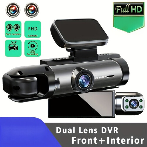 Dvr αυτοκινήτου νυχτερινής όρασης Hd 1080P με φακό F2.0, σώμα
